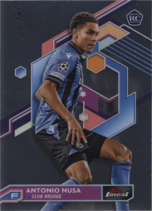 2022-23 Topps Finest UEFA Club Competitions Soccer Trading Cards