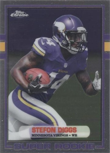2015 Topps Chrome Stefon Diggs #89-SD