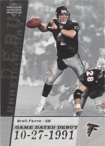 2006 Upper Deck Rookie Debut Brett Favre #GDD-BF
