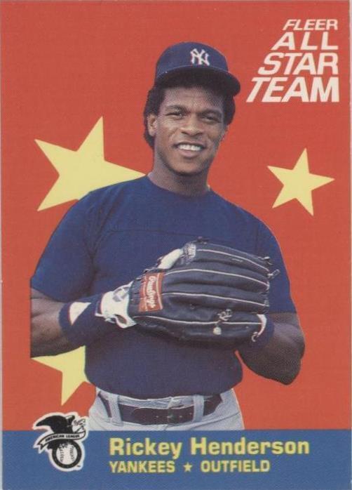 Fleer 1986 - Rickey Henderson #7