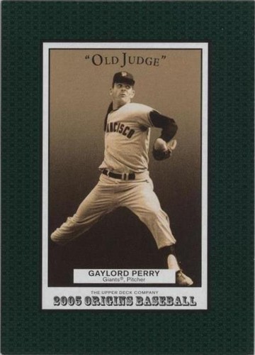 2005 Upper Deck Origins - Gaylord Perry #134