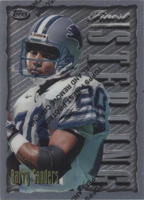 1996 Topps Finest Barry Sanders #103