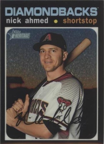 2020 Topps Heritage - Nick Ahmed #THC-112