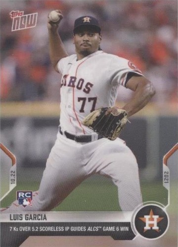 2021 Topps Now - Luis Garcia #1003
