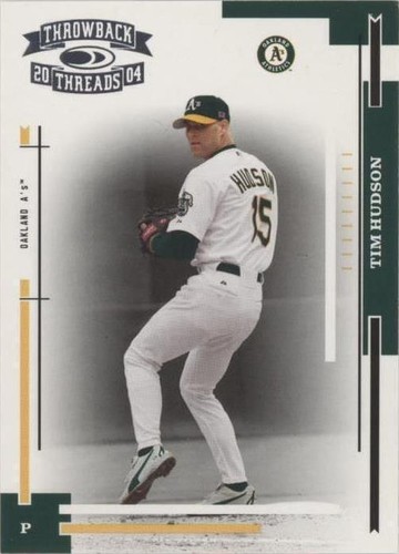 2004 Donruss Throwback Threads - Tim Hudson #151