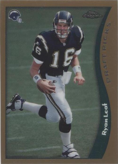 1998 Topps Chrome Ryan Leaf #66