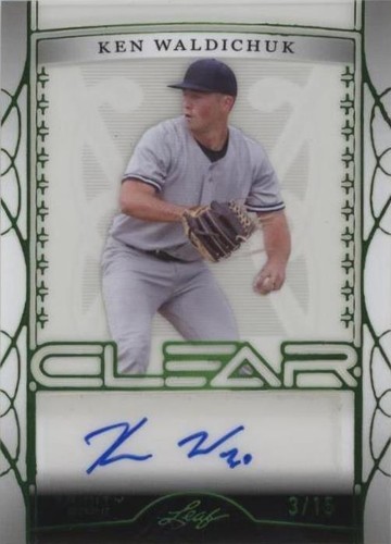 2022 Leaf Trinity - Ken Waldichuk #CA-CW2