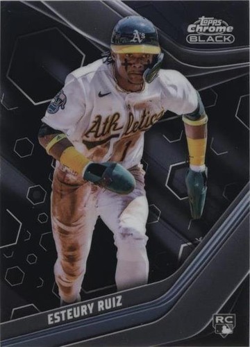 2023 Topps Chrome Black - Esteury Ruiz #47