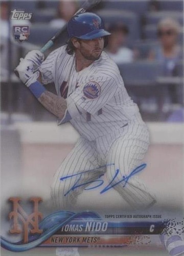 2018 Topps Clearly Authentic Autographs - Tomas Nido #CAA-TN