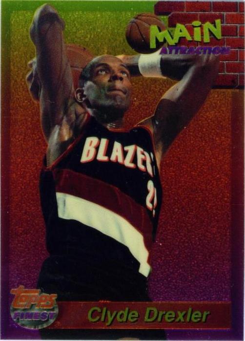 1993-94 Topps Finest - Clyde Drexler #22