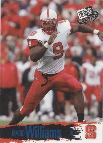 2006 Press Pass Mario Williams #B37