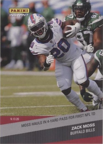 2020 Panini Instant NFL Zack Moss #13