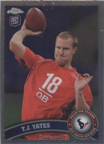 2011 Topps Chrome T.J. Yates #159