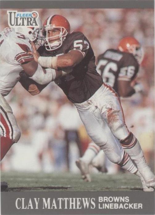 Fleer Ultra Clay Matthews #31 1991