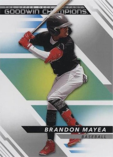 2022 Upper Deck Goodwin Champions - Brando Mayea #19