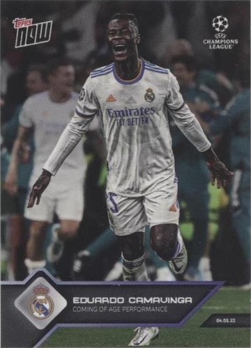 Eduardo Camavinga/David Alaba Red 1/5 dual Auto Topps Fines Eduardo Camavinga/David Alaba Red 1/5 dual Auto Topps Fines