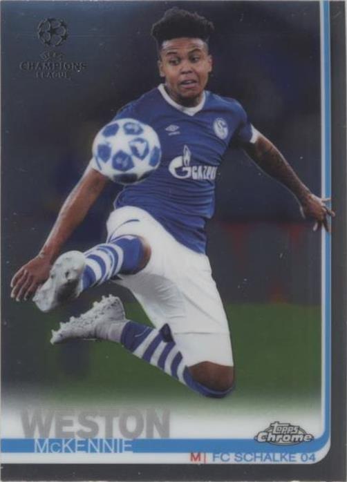 2018-19 Topps Chrome UCL Weston McKennie #83