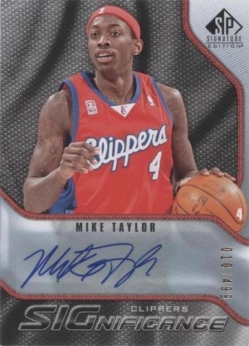 2009-10 SP Signature Edition - Mike Taylor #S-MT