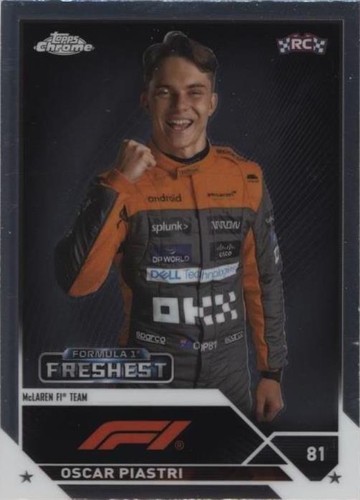 2023 Topps Chrome Formula 1 - Oscar Piastri #195
