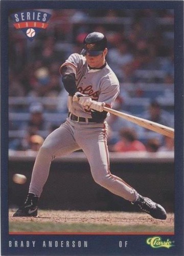 1993 Classic Update Blue Travel Edition - Brady Anderson #T4