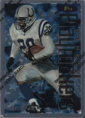 1996 Topps Finest Marshall Faulk #137