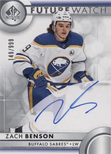 2023-24 Sp Authentic - Zach Benson #158