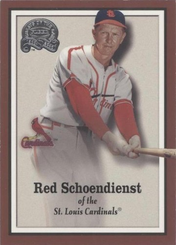 2000 Fleer Greats of the Game - Red Schoendienst #54