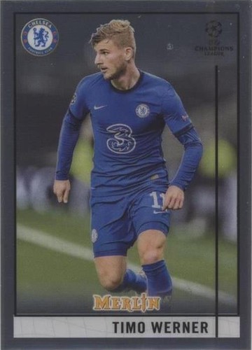2020-21 Topps Merlin Collection Chrome UCL Timo Werner #8