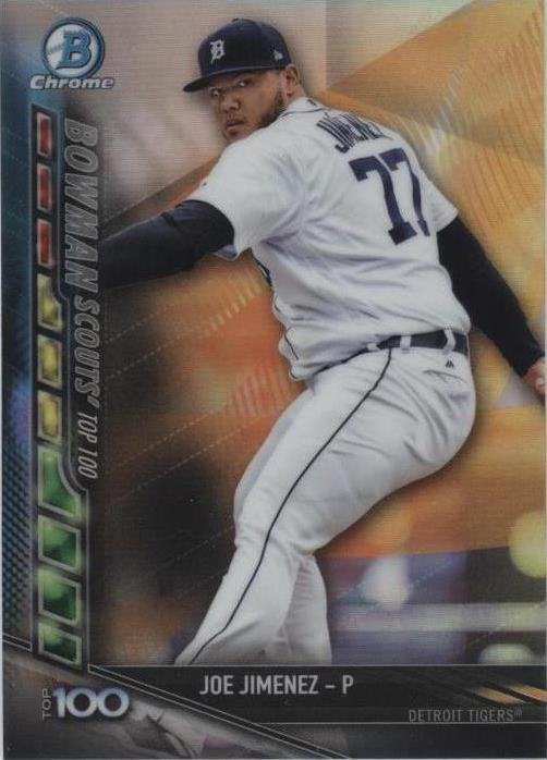 2017 Bowman Chrome - Joe Jimenez #BSU-JJ