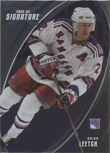 2002-03 In the Game Be A Player Signature Series - Brian Leetch #177