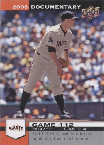 2008 Upper Deck Documentary - Matt Cain #3342