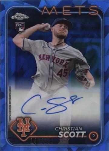 2024 Topps Chrome Update Series Sapphire Edition - Christian Scott #USA-CS