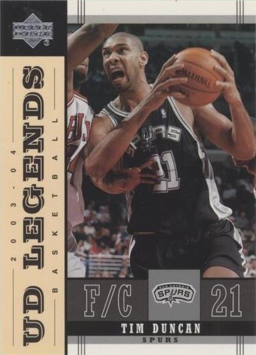 2003-04 Upper Deck UD Legends - Tim Duncan #77
