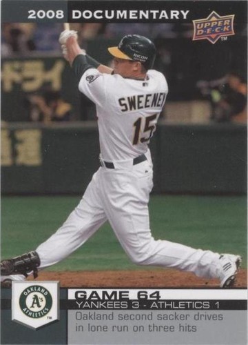 2008 Upper Deck Documentary - Ryan Sweeney #1994