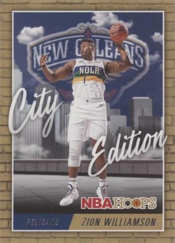 19-20 PANINI NBA HOOPS ROOKIE - ZION WILLIAMSON RC #296 NEW