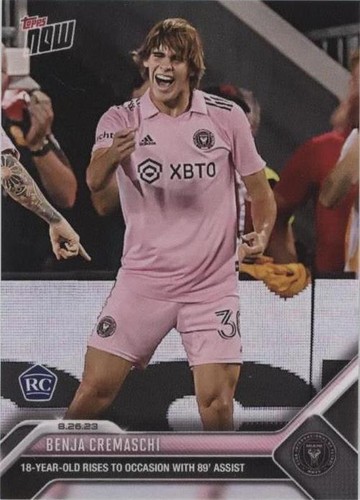 2023 Topps Now MLS Benjamin Cremaschi #182