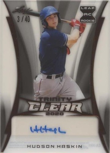 2020 Leaf Trinity - Hudson Haskin #CA-HH1