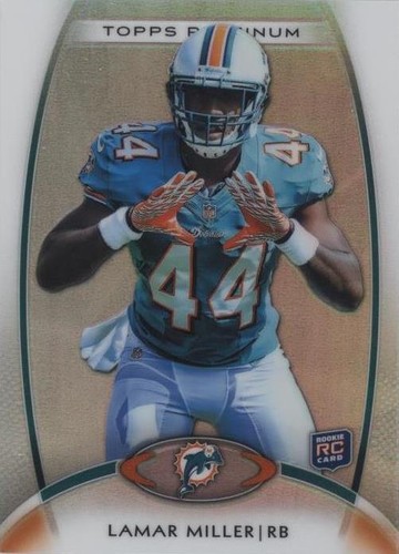 2012 Topps Platinum Lamar Miller #107