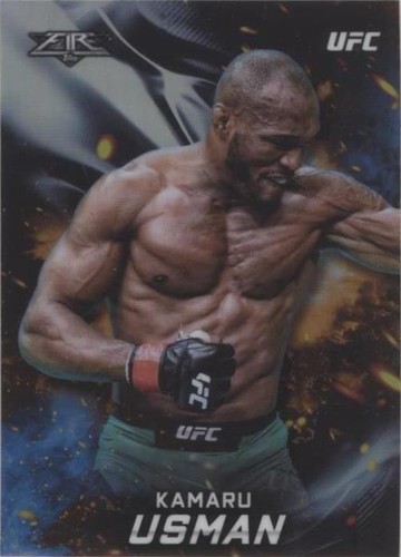 2019 Topps Chrome UFC - Kamaru Usman #UFCF-KU
