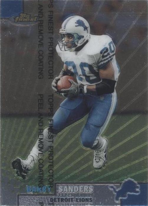 1999 Topps Finest Barry Sanders #80