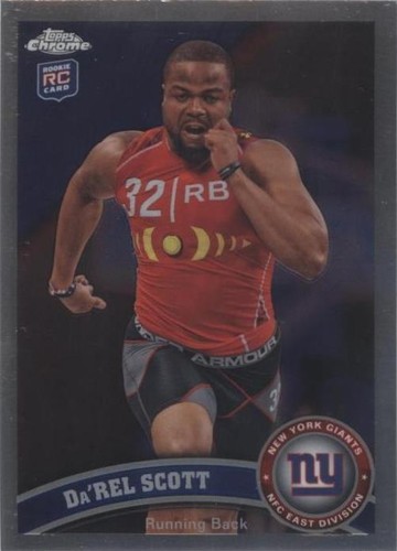 2011 Topps Chrome Da'Rel Scott #32