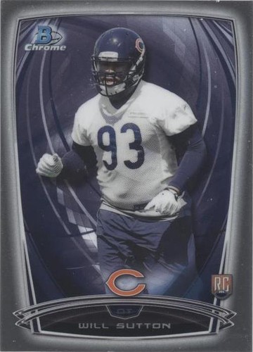 2014 Bowman Chrome Will Sutton #120