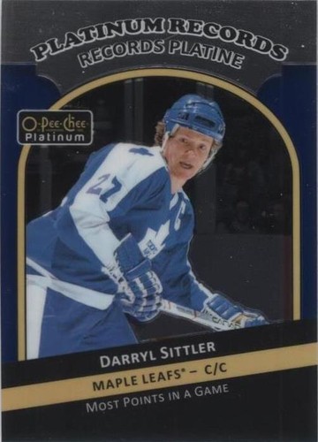 2017-18 O-Pee-Chee Platinum - Darryl Sittler #PR-9