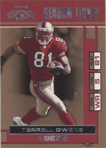 2001 Playoff Contenders Terrell Owens #81
