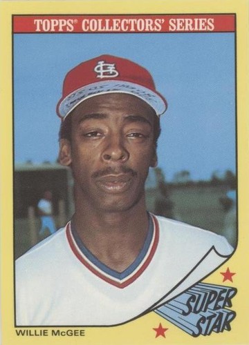 1986 Topps Woolworth's Super Stars - Willie McGee #21