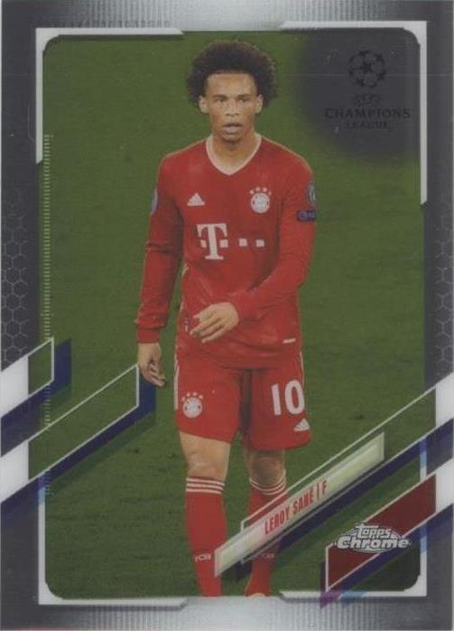 2020-21 Topps Chrome UCL Leroy Sané #62