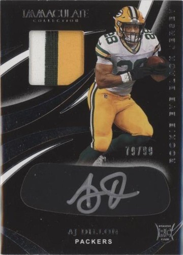 2020 Panini Immaculate Collection A. J. Dillon #REB-22