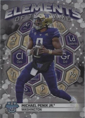 2023 Bowman's Best University Michael Penix Jr. #ETG-3