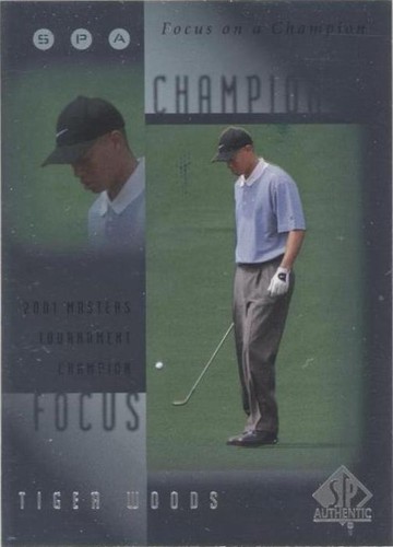 2001 SP Authentic - Tiger Woods #FC2
