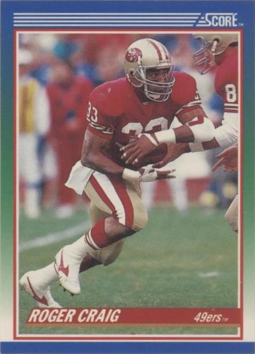 Score Roger Craig #100 1990